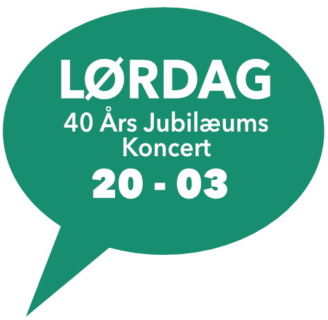 Lørdag 40 års jubilæumskoncert